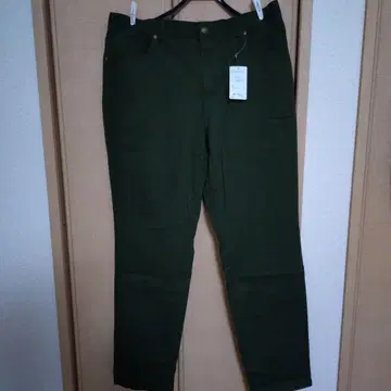 [ 새상품 ] 남성용 치노 팬츠 카키색