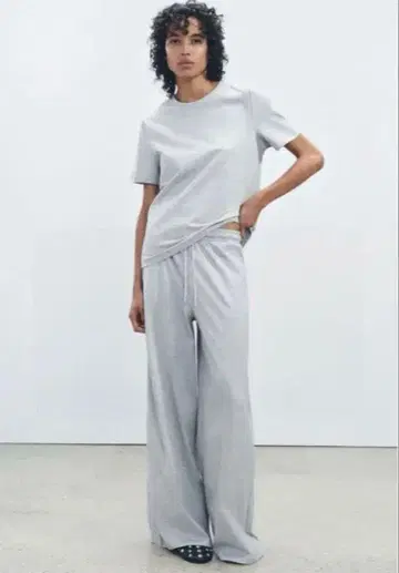 zara heavy cotton 팬츠