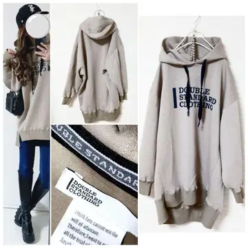 DSC 더블 스탠다드 No. 휠라 에어쿠션 후드티 오버 사이즈