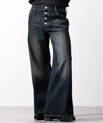 CLEL Vintage Design Pantalon Denim Pants