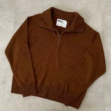 MHL. 하프 지퍼 니트/스웨터/size2/595-326303