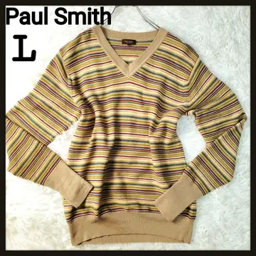 [최상급 라인] 볼 스미스 컬렉션 멀티 보더 니트 빅 사이즈 L