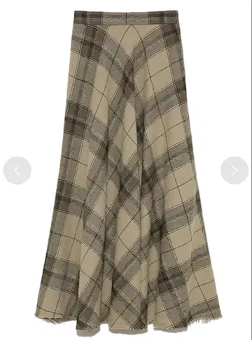 [ 새상품 FRAY I.D ] 프레이 아이디 울 롱 플레어 스커트