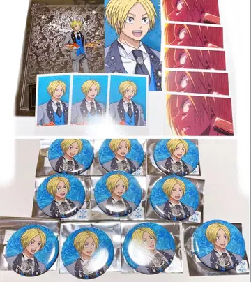 사카데이 신 AMOCAFE 캔뱃지 아크릴 스탠드 최애 파샤 카드 특전