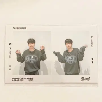 BOYNEXTDOOR 팝업 도쿄 혜택 2컷 트레이딩 카드 재희