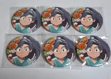 닌타마 란타로 시모마치 산책의 단 캔뱃지 아야베 키하치로 6점