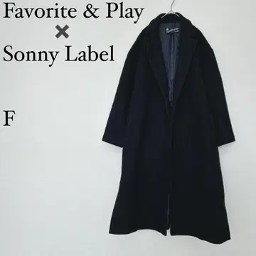 서니라벨 SonnyLabel 체스터 코트 롱 코트 울 혼방 블랙