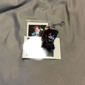 마큐로 아이자키 유리 폴라로이드 아크릴 키링