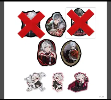 쿠츠하 캔입 스티커 6종 (캔 포함)