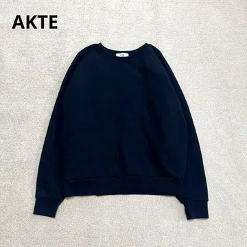 액트래 래글런 슬리브 맨투맨 풀오버 속기모 손세탁 가능 블랙