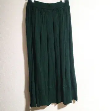 다크 그린 롱 스커트 L 사이즈