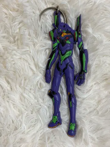 에반게리온 초호기 러버 키링