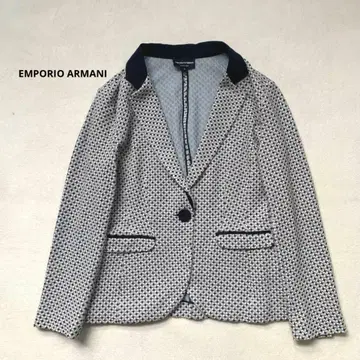 [ 새상품급 ] EMPORIO ARMANI 올 패턴 자켓 테일러드 44