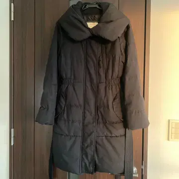 플라스테 벨트 다운 코트