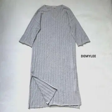 [새상품급] DEMYLEE 데 캐시미어 100 니트 롱 원피스