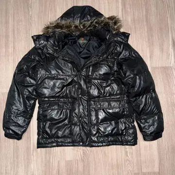 00s archive 퍼 다운 시크 스타일 광택 y2k 헤이세이