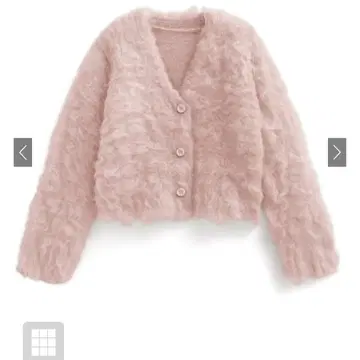 GRL 샤기 니트 숏 기장 가디건[an1696]