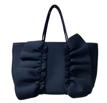 Rapture 프릴 네이비 토트백