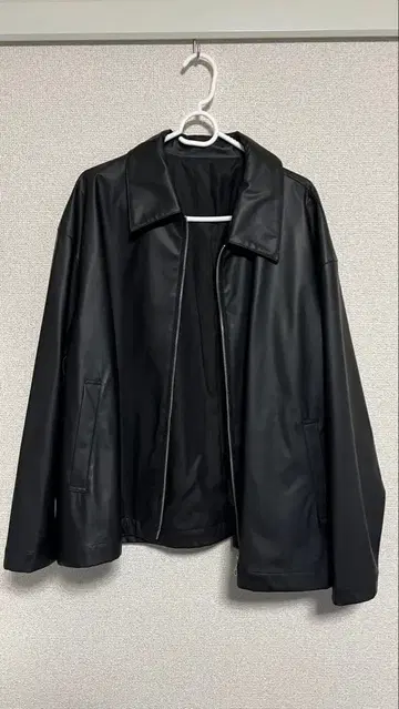 블랙 가죽 자켓 유나이티드 애로우즈