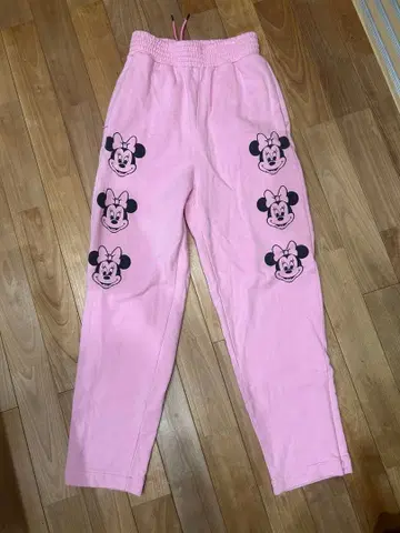 WCJ 미니 스웨트 팬츠 핑크 사이즈 M