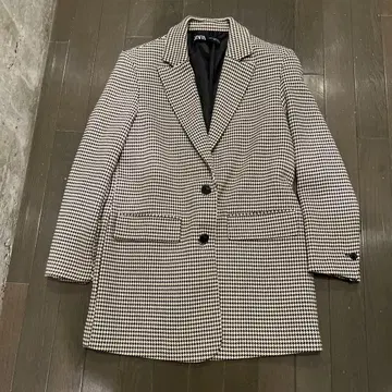 ZARA 테일러드 자켓 블랙 베이지