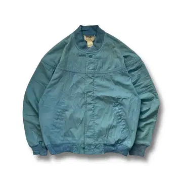 80s ma-1 스카이 블루 플라이트 재킷 빈티지