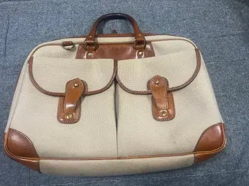 만소 단종 레어 모델 브리프 케이스 캔버스