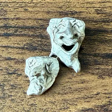 LUDARS Silver 925 two face vintage