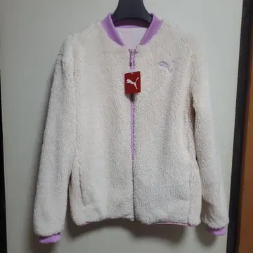 [택 포함 새상품] PUMA 리버서블 보아 자켓 핑크 여성용 XL