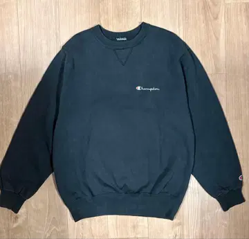 90s champion 챔피온 크루넥 맨투맨 블랙 페이드