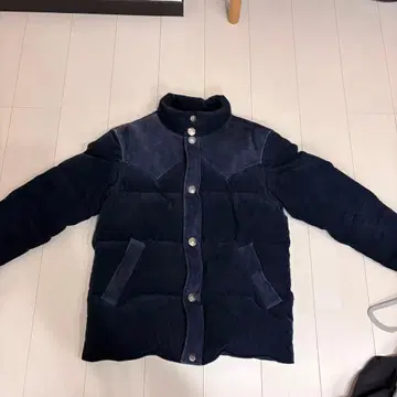 론 헤르만 콘초 다운 코듀로이 다운 자켓 네이비