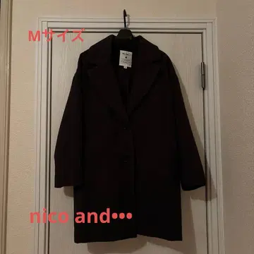 nico and 체스터 코트 차콜 그레이