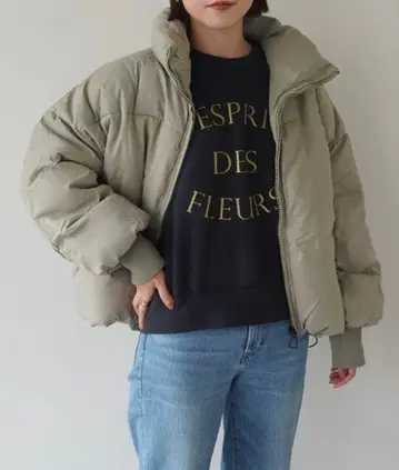 [ ammy. / 에이미닷 ] 스탠드 카라 다운 자켓