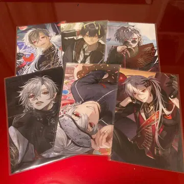 니지산지 쿠츠하 랜덤 사진풍 카드 6장 세트