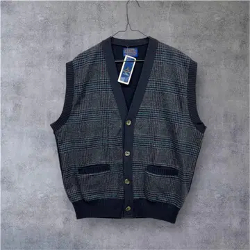 80'S PENDLETON 울 니트 베스트 USA 데드스탁