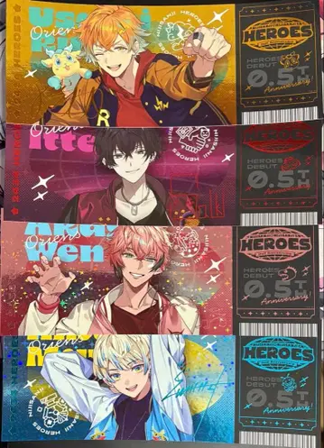 Oriens Half Anniversary 티켓풍 카드 컴플리트