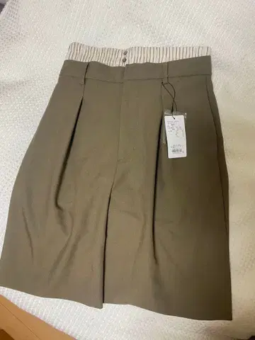 레이어드 하프 팬츠/모카