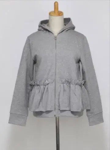 RooRoom by Fleur/플뢰르 프릴 후드티 그레이