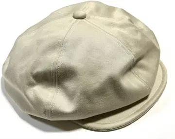 새상품 쿠미쿄쿠 KUMIKYOKU 헌팅 캡 베이지 LL