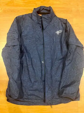 빔즈 골프 바틱 프린트 2way 자켓 블루종 beams