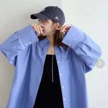 Discoat 브로드 와이드 슬리브 셔츠