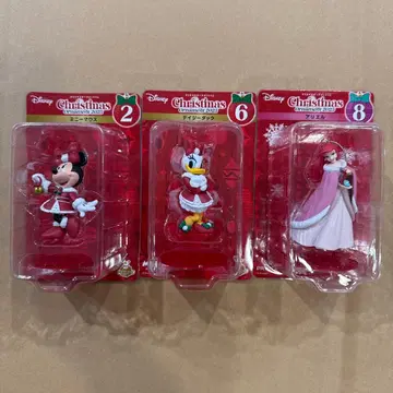 Disney 크리스마스 오너먼트 happy 복권 3체 세트