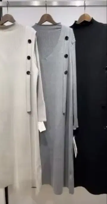 새상품 피아체레 원피스 그레이 M 이시카와 라보