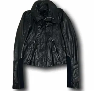 EKAM 변형 가죽 자켓 archive leather jacket