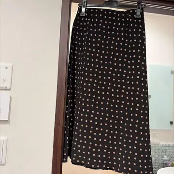 Spick & span 도트 플레어 스커트 38