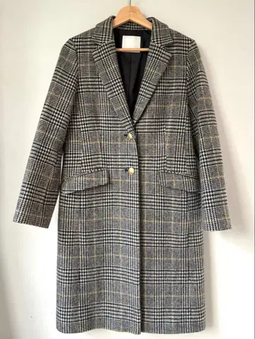 GALLARDA GALANTE 체크 무늬 롱 코트