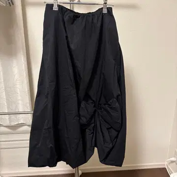 zara 블랙 롱 스커트 벌룬 스커트 리본