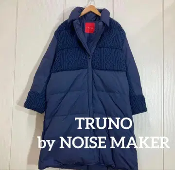 [TRUNO by NOISE MAKER] 니트 절개 다운 코트