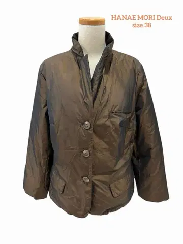 새상품급 HANAE MORI Deux 38 다운 자켓
