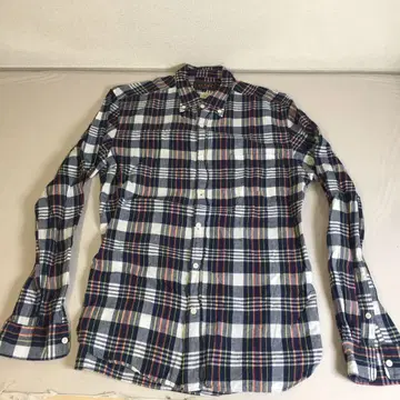 BEAMS + 인디언 마드라스 체크 셔츠 M 사이즈 버튼다운 셔츠